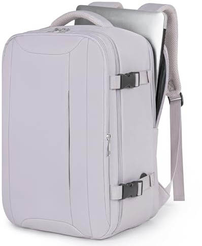 VMIKIV Mochila 40x30x20 para Ryanair 24L | Mochila Viaje Cabina Avion 40x20x25 con Multiples Compartimentos y Bolsillo Antirrobo Hombre Mujer