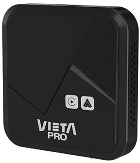 Vieta Pro | Adaptador CarPlay Inalámbrico y Android Auto para Coche sin Cables. Transformador Bluetooth 5.2, USB-C y WiFi para conectar el iPhone o el Smartphone sin Cables al vehículo | AirDrive