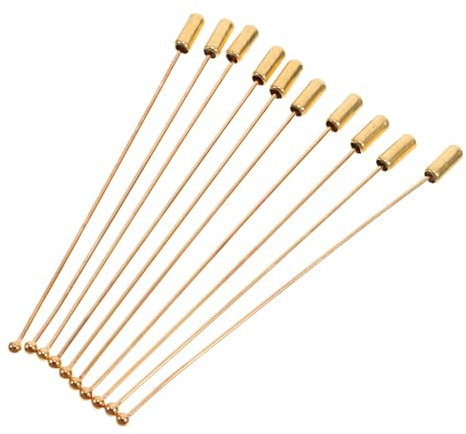 WEKAMOS Alfiler De Broche De Acero Inoxidable 3.54 Pulgadas para Joyería De Alfileres Hechos a Mano con Diseño Elegante Uso Seguro En Ropa Bufandas Y Manualidades