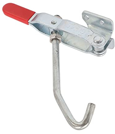 BONKZEBU J Hook Type Toggle Clamp, Quick Holding Draw Latch Action Pull Hook Type Mechanical Hook Toggle Clamp, Woodworking Automotive Toggle Clamp, High Capacity Hook Latch Clamp