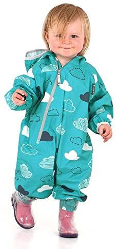 LittleLife Wasserdichter Regenanzug für Kinder, All-in-One, für den Außenbereich, zum Spazierengehen und zur Verwendung in Baby-Kindertrage