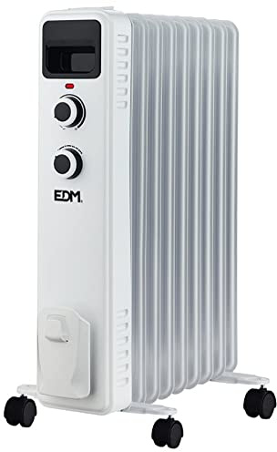 EDM Radiateur à huile 9 éléments 2000 W Taille spéciale