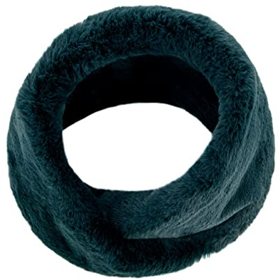 Futrzane Modern Snood - Unendlichkeit Loop Schal Damen - Winter Pelz Fell Loop (Grün Modern)