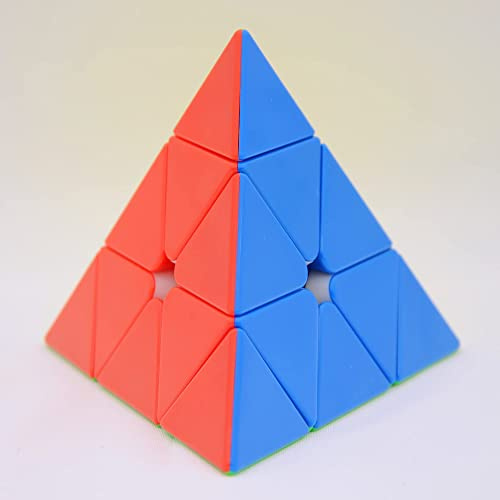 Bukefuno Moyu Meilong M Pyramide 3 x 3 magnetisch ohne Aufkleber Geschwindigkeit Magie Pyraminx Würfel 3 x 3 m Würfel MoFang JiaoShi M Magie Puzzle