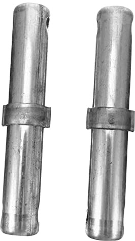 Housoutil Scaffolding Hinge Pin 2pcs Connecting Rod Scaffolding Collar Pin Scaffolding Equipment Scaffold Connector Scaffolding Coupling Pin Coupling Pin for Scaffolding To Stack