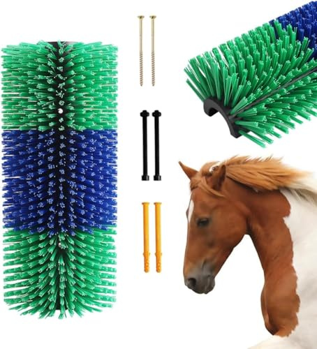 Grattoir universel pour cheval, bétail : brosse de massage pour animaux d'élevage, chèvre, vache, mouton, cochon, soulagement des griffures de dos
