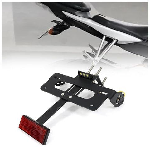 FNCVTM Motorrad Kennzeichenträger Für Y&amaha YZF R6 YZF-R6 2006-2023 Kennzeichenhalter Motorrad Heckfender Eliminator Kit Kennzeichenregistrierung
