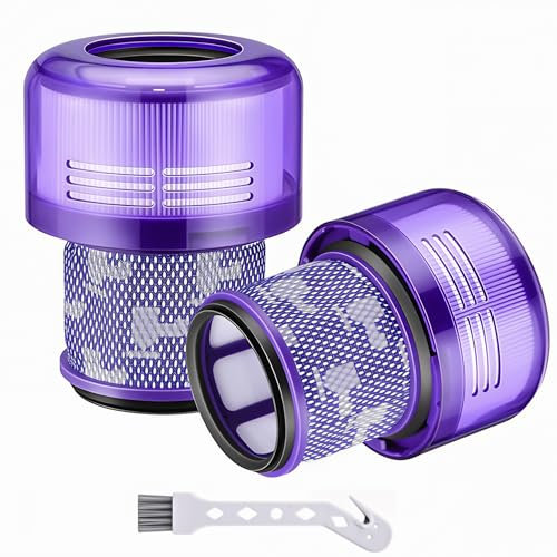 Replacement Filters for Dyson V11 V15 SV14 Absolute, Animal Cordless Vacuum Cleaner,Compare to Part # DY-970013-02,2 Pack,Purple