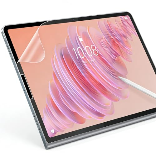 PORRVDP 2 Pieces Paperfeel PET Screen Protectors for Lenovo Tab Plus Tablet Writing and Drawing Feel Like on Paper