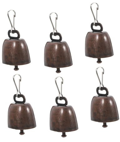 DECOMELODY 6stücke Teiliges Kupferglocken Für Tiere Bronze Für Schafe Und Hunde Vintage Für Bastelarbeiten Und Dekorationen