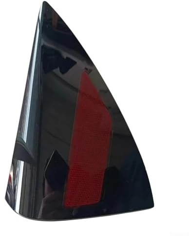 Oniissy Panneau réflecteur pour port de charge arrière pour Tesla Model 3 Highland 2024 en ABS rouge et noir, installation facile, visibilité améliorée (droite)