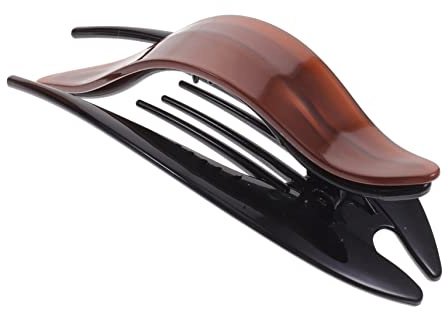 PACKOVE Pince à Cheveux Française Grosse en Acétate Légère Forte Tenue et Confort pour Coiffure Élégante Quotidien et Soirées