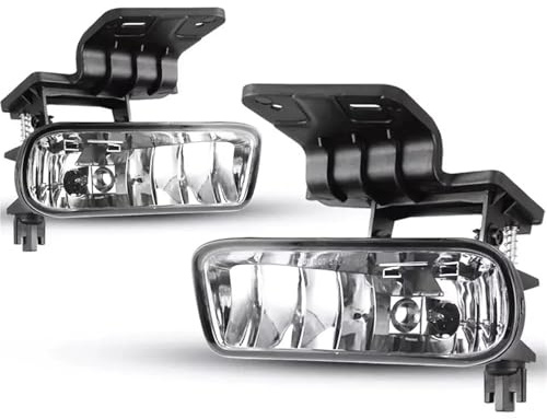 KUWAYO 1999-2002 for Chevy Silverado 2000-2006 Suburban Tahoe Klart glas Stötfångare Dimljus Främre Ersättningslampor Monteringspar