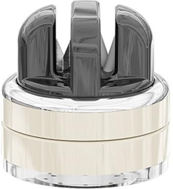 Uxsjakjsd Multi-Angle Knife Sharpener Pocket for Knives& Kitchen Sharpener with Suction Base for Knives, Scissors Black