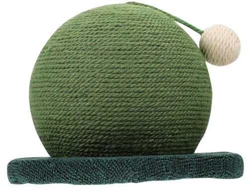 VICASKY Griffoir Cactus Chat Stable Balle Colorée et Lit Chat pour Griffer et Jouer Tapis à Gratter pour Maison Exercice et Activité