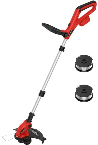 3 in 1 Cordless String Trimmer (No Battery) Compatible with Milwaukee 18V Battery, 12 Electric Weed Wacker with Auto Line Feed, Foldable Weed Eater/Edger Trimmer/Mower for Yard Garden, Grass Trimmer