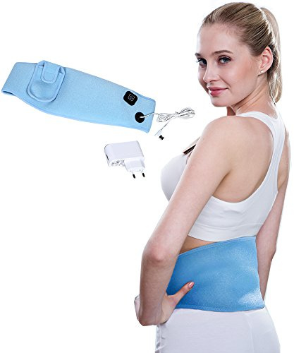 Syntrox HB-110 Douglas Rückenwärmer für Bauch, Rücken und Lendenwirbelsäule mit USB und Netzteil für Powerbank