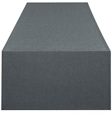 Tischdeckenshop24 Chemin de Table Vienne Anthracite Gris, imperméable Anti Tache, pour Toute l'année, 40x140 cm