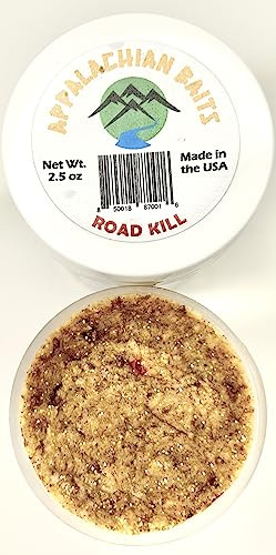 Appalachian Baits Road Kill, Soft Sinking Dough Bait, Scented, (Trout, Steelhead, Panfish), 2.5 oz