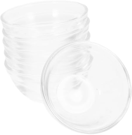 HEMOTON Glass Ramekins Set of 6 Clear 2.36 Inch Dessert Bowls for Jelly Trifle Snacks and Dip Serving Dishwasher Safe