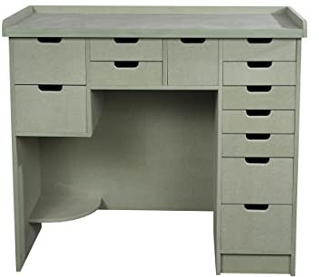 Jewellers Workbench, Nanofex Craftsman Workstation, Craft Table - Multiple surface option available (18mm UniMDF (moisture resistant))