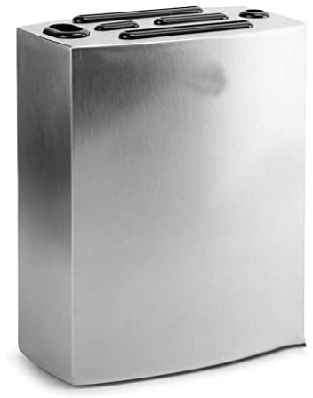 JGATW Ceppo Coltelli Portacoltelli Portautensili da Cucina in Acciaio Inox 304 Portaoggetti Multifunzione Scaffale da Cucina Coltello da Cucina Porta Coltelli
