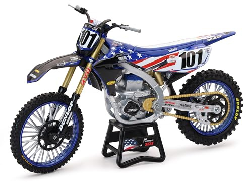 New Ray Toys Yamaha YZ450F Motocross of Nations Bike Eli Tomac Race Team Replica, skala 1:12, barn, gåvor, födelsedagar