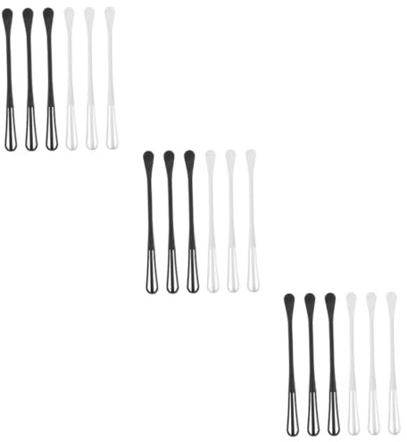 Alipis 18pcs Manual Egg Whisk Mini Whisk Spoon Baking Spoon Milk Stirrer Egg Blender Kitchen Cooking Baking Tools
