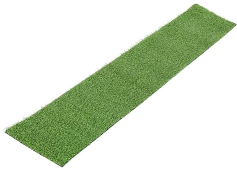 bephible Tovaglia runner da tavola per feste con erba artificiale per fai da te, creatività, decorazione per le vacanze, senza spargimento, realistico, verde vivace, perfetto tema calcio, verde, XL