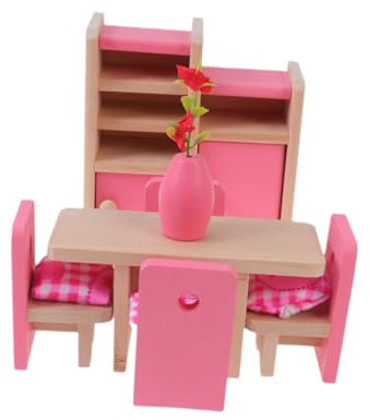 CIYODO Mini- -miniaturmöbel Puppenstubenmöbel Mini- -Requisiten Puppenhausbett Mini-puppenhausmöbel Mini-Restaurant Kleines Möbelhaus Puppenhaus-miniaturmöbel Mini-holzmöbel Bambus