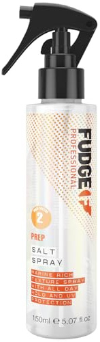 Fudge Professional Salt Spray, Texturizing Sea Salt Spray, Volume and Flexible Hold for Men and for Women, With UV Shield Protection, 150 ml