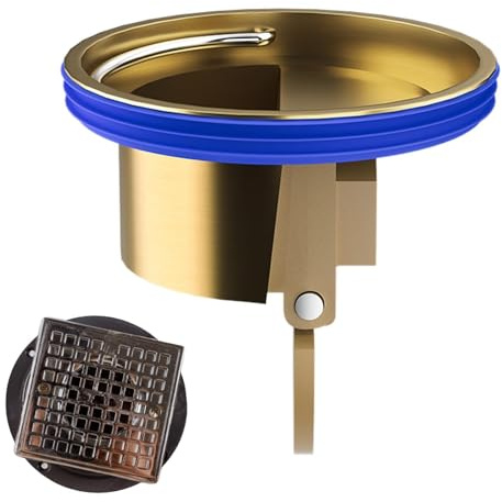 Anti-Retour de Douche - Bloqueur d'odeurs en Laiton - Filtre de Sol - Noyau de Drainage - Anti-Retour - Noyau de Fermeture Automatique pour la Maison, la Cuisine, la Salle de Bain