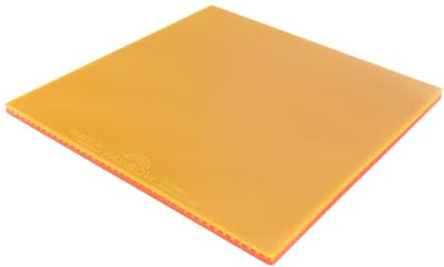 Tiardey Racchetta da ping pong in gomma Foglio di gomma da ping pong Spessore 2,1 mm Gomma da allenamento Gomma appiccicosa Racchetta da ping pong in gomma Attacco ad arco per allenamento Competizione