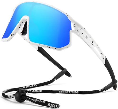 Bircenpro Kids Baseball Sunglasses for Youth - Boys Girls Polarised Sports Sun Glasses UV Protection for Cycling Age 5-12