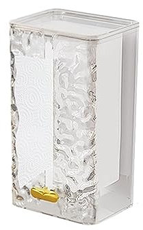 Taschentuchhalter Mehrzweck-Taschentuchbox, transparente rechteckige Taschentuch-Aufbewahrungsbox, for Badezimmer, Wandmontage, Toilettenpapieretui, Desktop-Serviettenbox Kosmetiktücherbox(Transparent