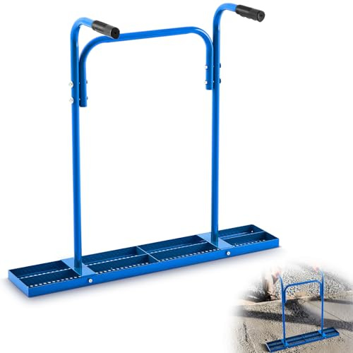 MorningRo 36'' x 6.7'' Concrete Tampers Tool Round Hole Pattern 33.5 Handle Length for Large Aggregate to The Bottom to Add Strength Ensuring a Better Compaction