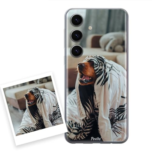 Pevita Personalisierte Hülle für Samsung Galaxy S25 mit Foto