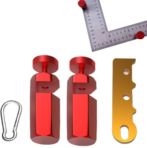 Étau à Angle Droit - Gabarit de Menuiserie de Précision - Guide Angulaire Ergonomique avec Serre-joint pour Travail du Bois Cadre Meuble Salon