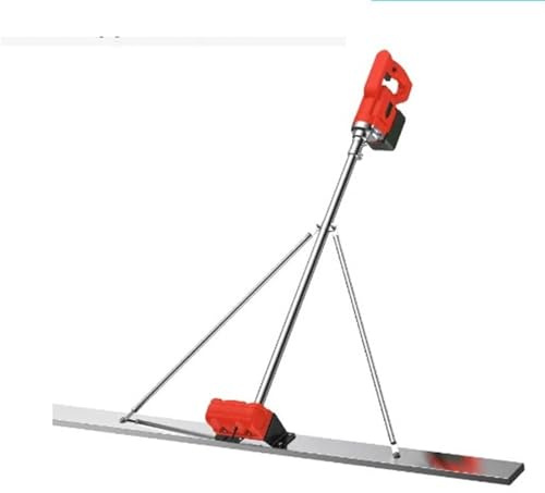 MEIVIYA Pulidora de hormigón eléctrica de 150 cm, niveladora de Suelos, Regla vibratoria, vibradora de mortero, niveladora de hormigón