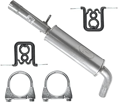 POLMOstrow Auspuff für VW Golf 4 IV 1997-2006 | Mitteltopf, Motoren: 1.8 T - 2.0 - 2.3 | Fließheck, Kombi
