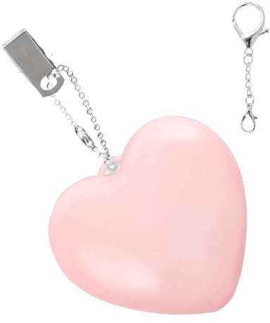 Hjatirace Lámpara para Bolso de Mano,Mini Linterna Con Sensor Táctil De Cartera,Lámpara de Bolso Recargable en Forma de Corazón | Para Mujeres Y Niñas En Salidas Nocturnas Viajes Y Decoración Diaria