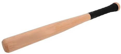 Healeved Mazza da Baseball in Legno Massello di Faggio 54 Cm Impugnatura Antiscivolo, Mazza Sportiva Leggera per Allenamento Baseball Outdoor Ragazzi e Adulti, Resistente Agli Urti