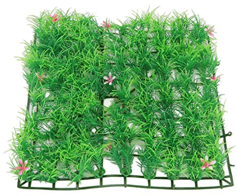 Mavaol Aquarium Fake Grass Mat Safe Time Saving Beautiful Multipurpose Fish Tank Artificial Turf for Saltwater and Freshwater