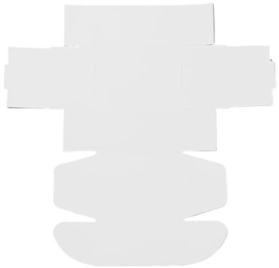 10 st kraftpapperslåda kartonggaket handgjorda godissmycken förvaring gåva bröllop evenemang festtillbehör för alla hjärtans dag (vit, 8,5 x 6,2 x 2,2 cm)