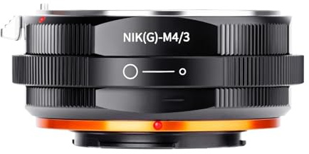 Camera Adapter, Compatible con Lentes Nikon AI FG a M43 MFT M4/3, Anillo Adaptador de cámara de Montaje, Compatible con Lentes Nikon F a Cuerpo Micro 4/3,for Shooting