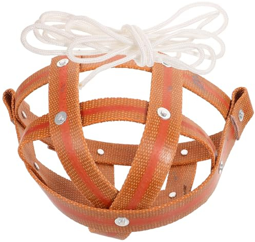 Homoyoyo Maschera per Muso dell'Animale Museruola Antiabbaio Traspirante Rivestimento Anti-Morso per Equini da Allevamento e Western Protezione Orale Resistente