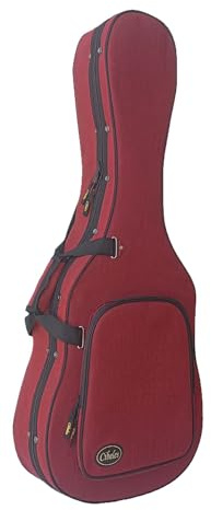 cibeles Estuche Guitarra Clásica Flamenca Foam con Nueva Forma (Rojo)