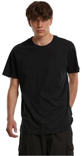 Build Your Brand Mens By004 T-Shirt, Black, 5XL UK