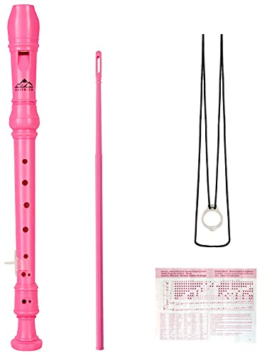 EASTROCK Flauta Dulce Soprano (Rosa Pastel)
