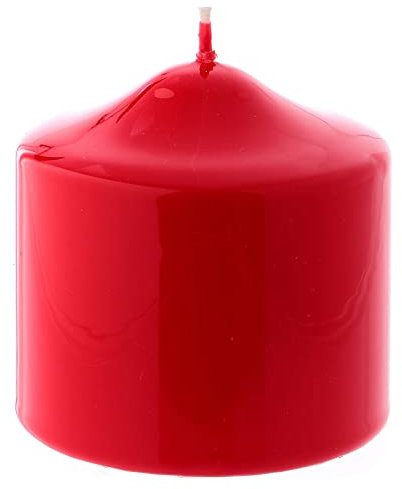 Holyart Kerze Siegellack rot 8x8cm